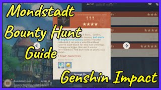 Genshin Impact  Mondstadt Bounty Hunt Guide 4 [upl. by Repsac]