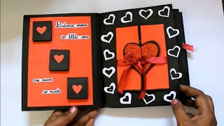 scrapbook for boyfriend ।। love scrapbook ।। birthday scrapbook ।। handmade scrapbook ideas [upl. by Bisset260]