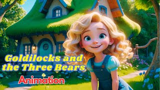 Goldilocks and the Three Bears  Pixar 3D Animation  Fairy Tales for Kids [upl. by Ecnarrat]