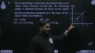 In an experiment to determine the inertial mass of an object using Newtons second law the foll [upl. by Yentruocal77]