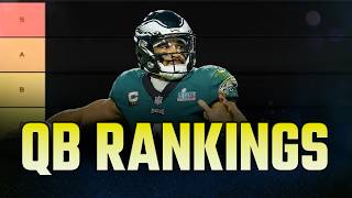 NEW Ranking 38 QBs for Dynasty Fantasy Football [upl. by Outhe363]