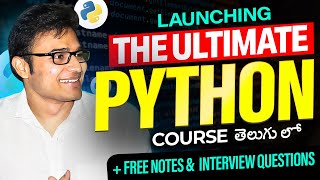 Launching The Ultimate Python Course  Ravindrababu Ravula [upl. by Yraeht]