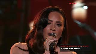 Demi Lovato  Hallelujah Live at SOMOS Live  October 14 [upl. by Bernie592]