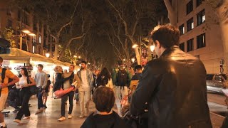 4K WALKING TOUR IN BARCELONA SPAIN LA RAMBLA 4K UHD 60fps 2024 [upl. by Fitts]