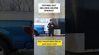 Testing out the hellwig Helper springs truck trucks trucksuspension f150 fordf150 [upl. by Gnourt527]