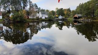 Drone video Autumn in Ålesund sunnmøre museum  Norway [upl. by Nesrac]