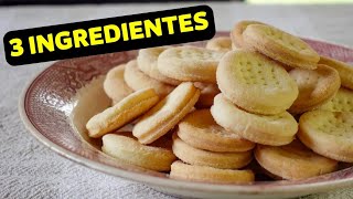 BIZCOCHITOS fáciles y rápidos con apenas 3 INGREDIENTES sin gluten sin TACC [upl. by Yeltnerb]