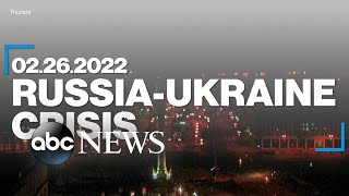 RussiaUkraine Crisis February 26 2022 [upl. by Areval]