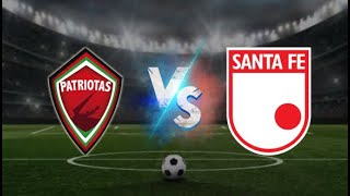 PATRIOTAS VS SANTA FE  EN VIVO  LIGA BETPLAY 2024II  HOY OCTUBRE 14 DE 2024 [upl. by Haerdna5]