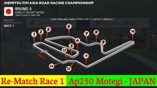 REMATCH FULLRACE 1  ARRC 2024 Kelas AP250 Sirkuit Motegi  JAPAN [upl. by Chrisoula]