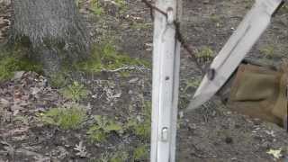 US M9 Bayonet vs AK47 Bayonet in Wire Cutting [upl. by Nonnaehr994]