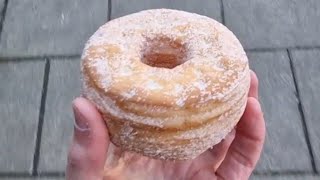 Lidl Sugar Cronut  Random Reviews [upl. by Ardekahs]