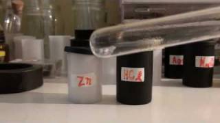 Chemical reaction of neutralization Zinc and hydrochloride acid [upl. by Isis]