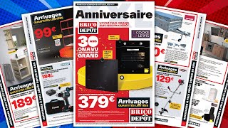 Catalogue BRICO DÉPÔT du 18 au 31 août 2023 💥 Arrivages 🔴 Quantités Limitées ⚫️ [upl. by Ahsart]