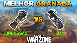 Granada de LUZ ou CONCUSSÃO Veja na prática qual a melhor granada COD Warzone [upl. by Eninotna804]