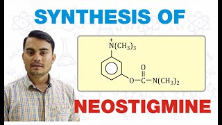 SYNTHESIS OF NEOSTIGMINE  MEDICINAL CHEMISTRY  GPAT2020  BPHARM4TH SEM [upl. by Jennilee]