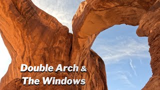 Double Arch amp The Windows  Arches National Park [upl. by Ynaffit]