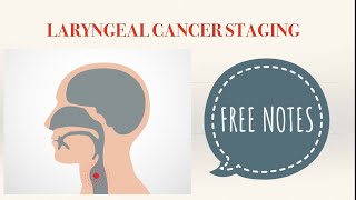 Laryngeal Cancer Staging TNM AJCC 8th EDITION [upl. by Anihs]