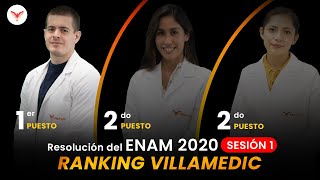 Resolución del ENAM 2020 con los Ranking Villamedic Sesión 1 [upl. by Naux526]