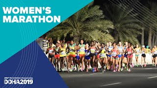 Womens Marathon  World Athletics Championships Doha 2019 [upl. by Eramal24]