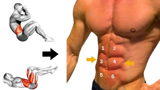 5 super effective abdominal exercises  abs workout [upl. by Arlin196]