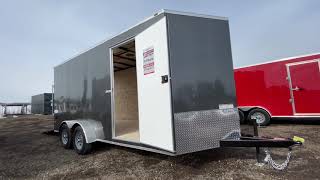 Comparison of Bravo Enclosed Trailers Star Scout amp Hero Models [upl. by Esinwahs]