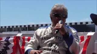 Mario Andretti IndyCar Pocono 500 QampA 762014 [upl. by Elorak]