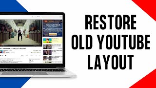 How to Restore Old YouTube Layout  Change YouTube Layout 2024 [upl. by Otrevire]