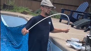 STAIR RODS FOR POOL LINERS  YES OR NO swimmingpool educational instructional diy howto video [upl. by Rumery]