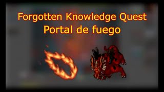 Tibia  Portal de fuego de Thais  Dragonking Zyrtach [upl. by Yvonner]