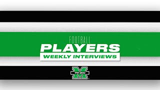 Marshall Football Player Weekly Interviews [upl. by Graham]