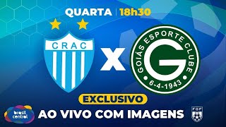 CRAC X GOIÁS  GOIANÃO 2024 É NA TV BRASIL CENTRAL AO VIVO E COM IMAGENS [upl. by Edas]