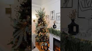 Cómo decorar un árbol de navidad con Marrón Verde y Dorado shorts [upl. by Eiralc]