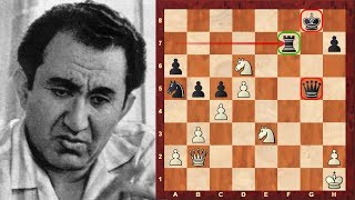 Tigran Petrosians Immortal Chess Game vs Spassky  Hijacking diagonals Queen Sac  Brilliancy [upl. by Gothart]