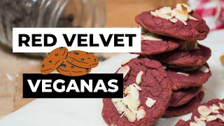 🍪 GALLETAS RED VELDET de AVENA y REMOLACHA Galletas Veganas Saludables y Fáciles [upl. by Suidualc631]