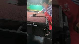 how produce the rubber tiles or gym tiles by rubber vulcanizing press machine machine factory [upl. by Freytag]