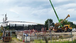 BahnPressekonferenz Rheintalbahn unterbrochen Tunnelbohrer verloren [upl. by Thorley368]