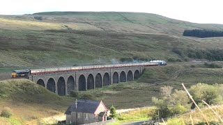 The returning Fellsman A4 60007 Sir Nigel Gresley at Garsdale with great views 11 09 2024 [upl. by Aluor]