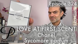 Chanel Sycomore parfum extrait perfume review on Persolaise Love At First Scent episode 324 [upl. by Retrak]