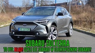 Subaru Solterra  to był BŁĄD Czyli ile subaru w elektrycznym Subaru subaru electric bev [upl. by Olenka]