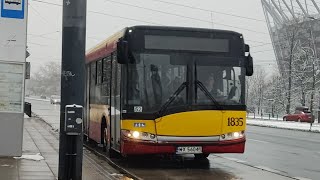 MZA Warszawa  1835 146 Falenica  prawie cała trasa [upl. by Nidnal]