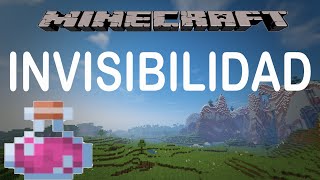 COMO SE HACE LA POCIONES DE INVISIBILIDAD MINECRAFT 1161 [upl. by Raymund]