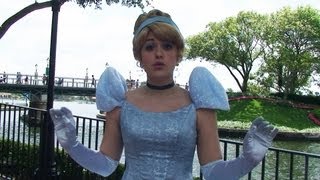 Cinderella Surprise Meet amp Greet at Epcot Shows Off Her New Dress  Talks About Jacques and Gus [upl. by Ydna]