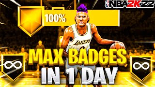 FASTEST WAY TO GET PLAYMAKING BADGES IN NBA 2K22 BEST PLAYMAKING BADGE METHOD IN NBA 2K22 [upl. by Pinebrook]