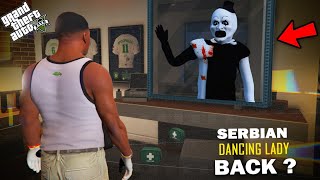 GTA 5  Franklin Found SERBIAN DANCING LADY Again in GTA 5  GTA 5 mods [upl. by Charron]