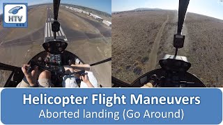 How To Abort a Landing in a Helicopter  A GoAround or Aborted Landing [upl. by Otxilac]