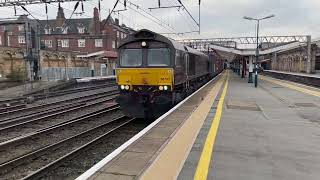 66743 Belmond royal Scotsman heading north at Crewe [upl. by Sokem]