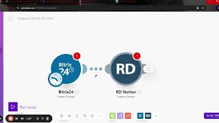 Como Integrar o Bitrix24 e RD Station via Make [upl. by Spark197]