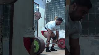 285kg clean deadlift by himanshusharma motivation gymworkout mukeshgahlot deadlift rap [upl. by Bibi]