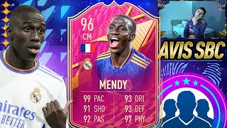 FIFA 22  AVIS SBC  FERLAND MENDY 96  FUTTIES ULTIME PREMIUM  17 TEAM  LE 3 AOUT OK EA [upl. by Arodasi]